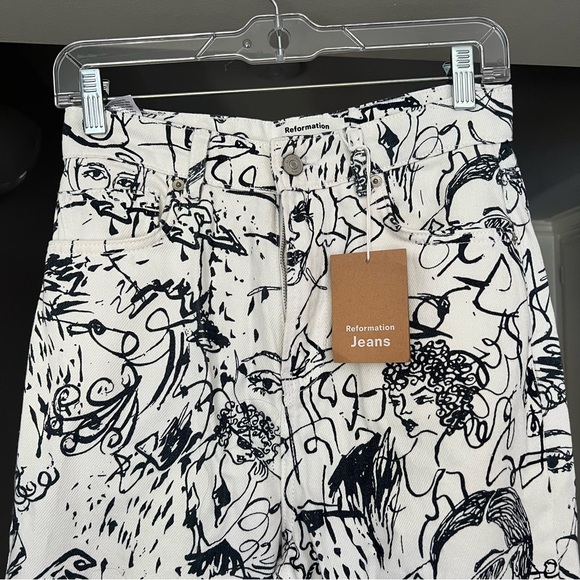 NWT Reformation Wilder High Rise Jeans in Vogue - Picture 16 of 16